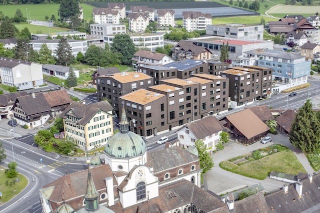 Ökologische und nachhaltige Zentrumsüberbauung Oberhof in Eschenbach LU